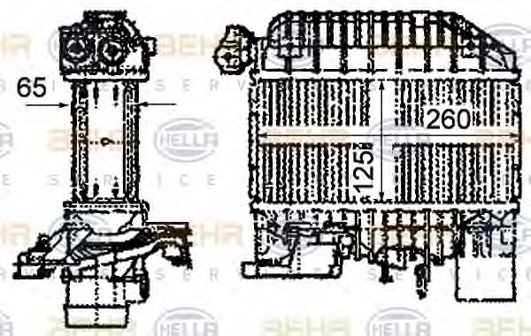 Intercooler, compresor TOYOTA AVENSIS 2,0D4D 99-03