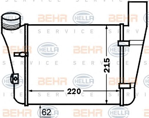 Intercooler, compresor