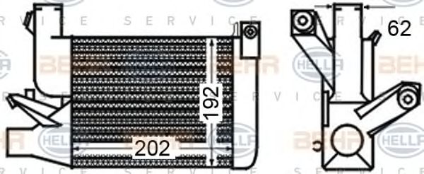 Intercooler, compresor