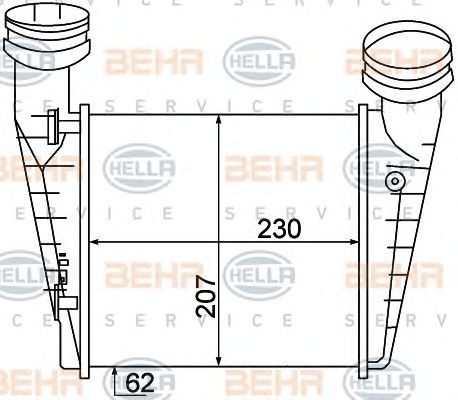 Intercooler, compresor