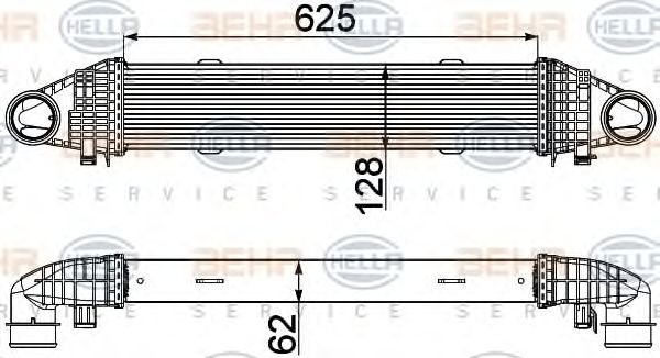 Intercooler, compresor