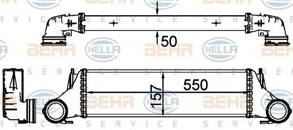 Intercooler, compresor