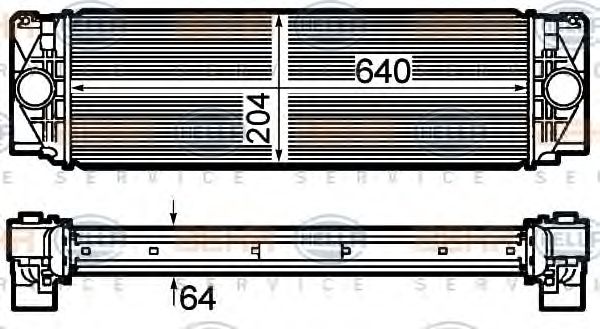 Intercooler, compresor