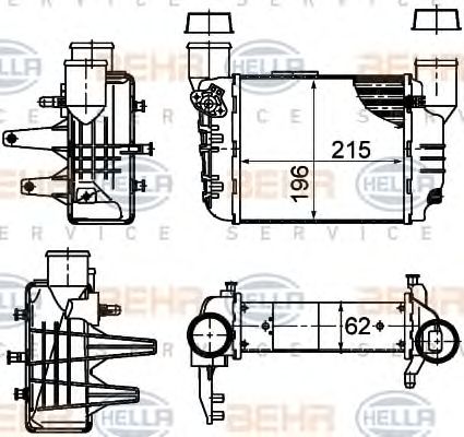 Intercooler, compresor