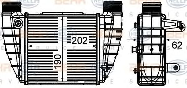 Intercooler, compresor