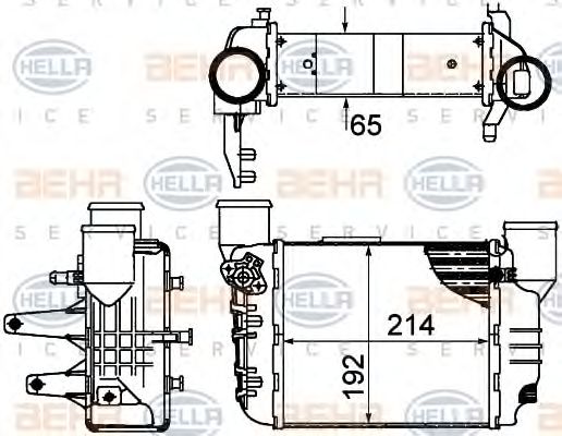 Intercooler, compresor