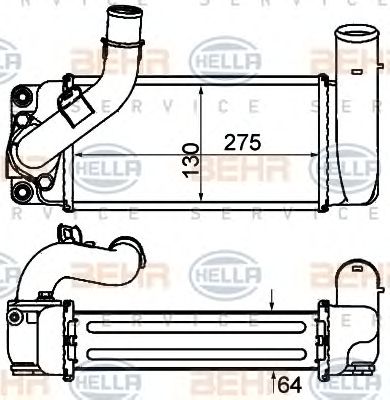 Intercooler, compresor