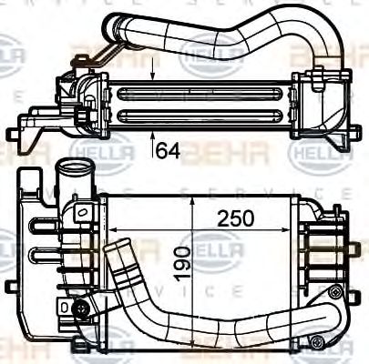 Intercooler, compresor