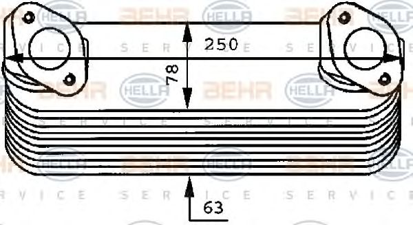 Radiator ulei, ulei motor