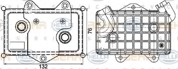 Radiator ulei, ulei motor