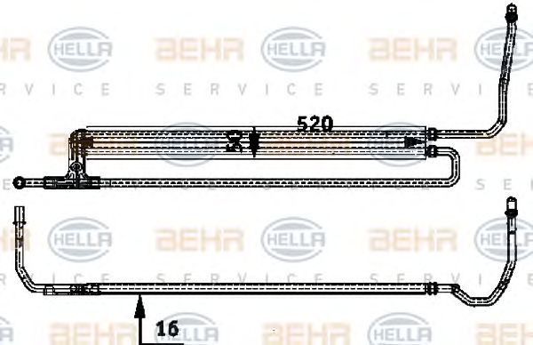 Radiator racire ulei, sistem directie