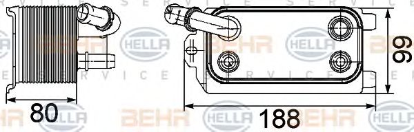 Radiator ulei, ulei motor