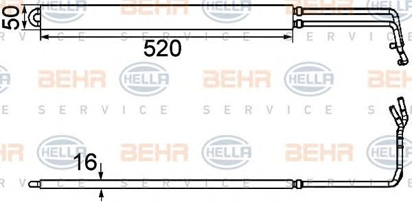 Radiator racire ulei, sistem directie