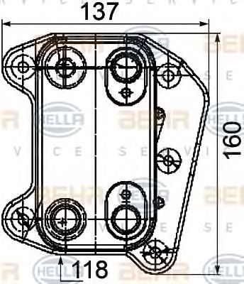 Radiator ulei, ulei motor MERCEDES-BENZ CDI SPRINTER/VITO