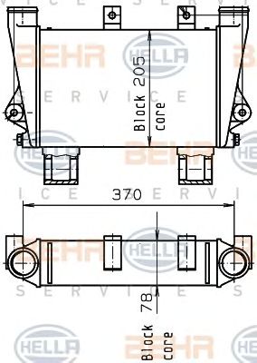 Radiator, retarder