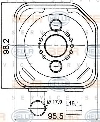 Radiator ulei, ulei motor VW 2,5TDI A4/A6/A8/PASSAT/SUPER B