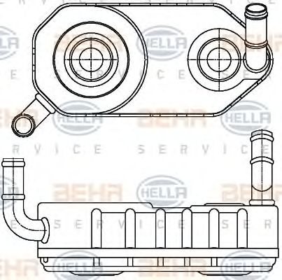 Radiator ulei, ulei motor