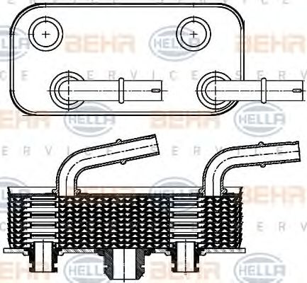 Radiator ulei, ulei motor