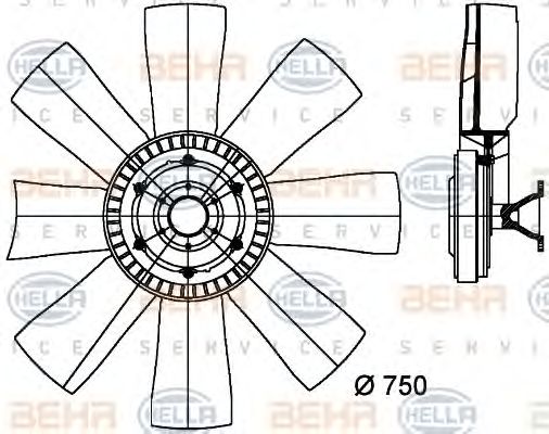 Ventilator, radiator