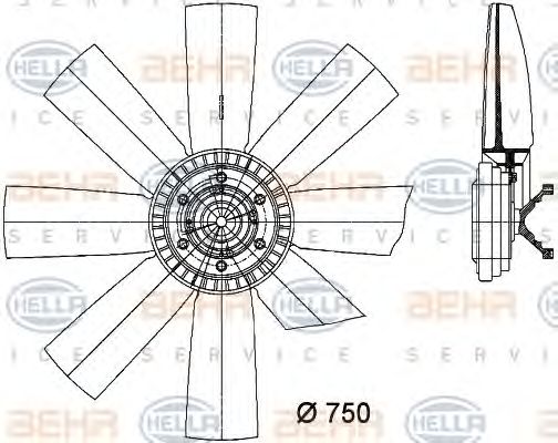 Ventilator, radiator