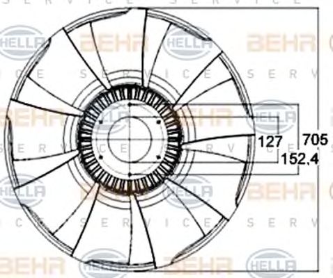 Paleta ventilator, racire motor