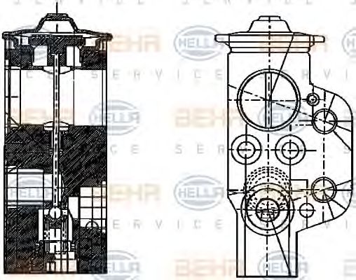 Supapa expansiune, clima VW POLO/FABIA/IBIZAIV 01-