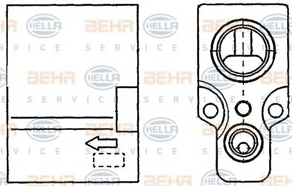 Supapa expansiune, clima OPEL MOVANO/MASTER II/MASCOTT