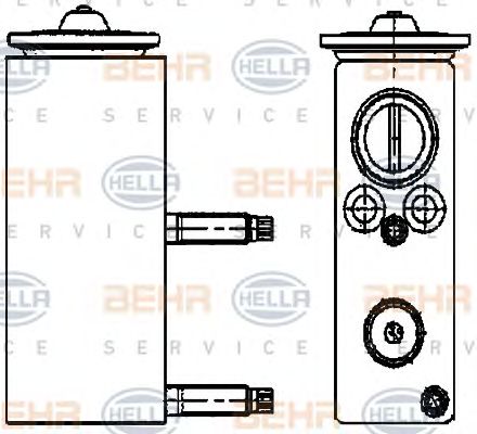 Supapa expansiune, clima CITROEN C5/C6 PEUGEOT 407 05-