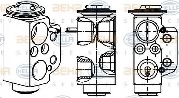 Supapa expansiune, clima VW T5 04-