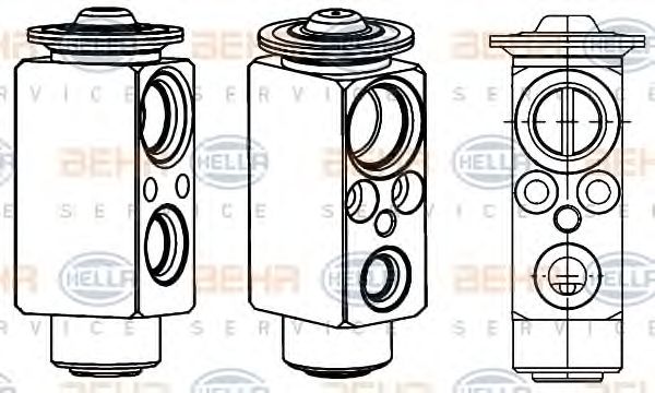 Injectoare, supapa expansiune OPEL ASTRA H - ZAFIRA II 09-