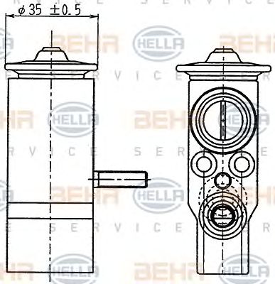 Supapa expansiune, clima MERCEDES-BENZ W168/W210/