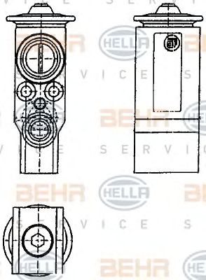 Supapa expansiune, clima VW T4/TOLEDO/CORSA C/306