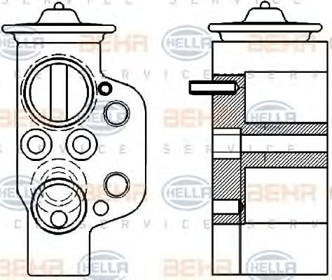 Supapa expansiune, clima AUDI A4/A5/Q5 08-