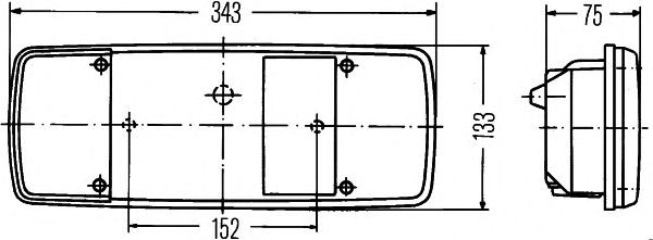 Dispersor, lampa spate; Dispersor, lampa spate