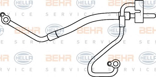 conducta inalta presiune,aer conditionat FORD MONDEO 00-07