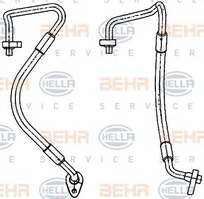 conducta inalta presiune,aer conditionat FORD FOCUS 04-