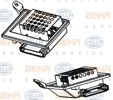 Rezistor, ventilator habitaclu MERCEDES-BENZ VIANO/VITO W639