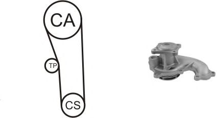 Set pompa apa + curea dintata