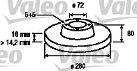 Disc frana FIAT DUCATO/CITROEN JUMPER 06-