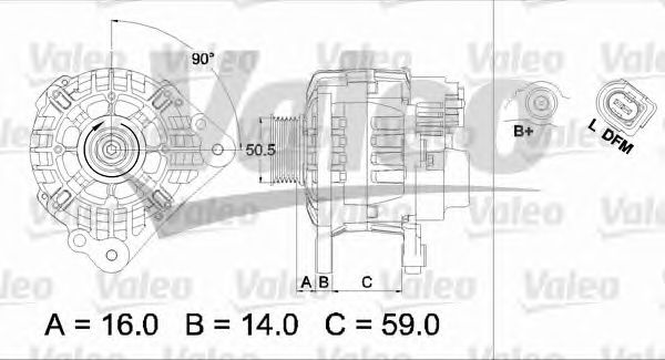 Generator / Alternator SKODA FABIA 1.4 12-