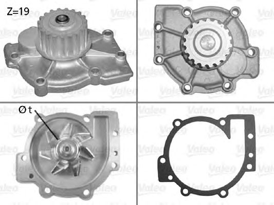 pompa apa VOLVO 850/960/C30/C70/S40/S60/S70/S80/V40/V50/V70 1,6-2,5 91-