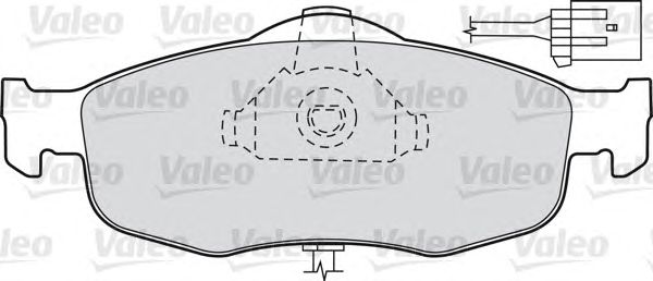 set placute frana,frana disc FORD SCORPIO 08/92-