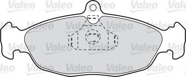 set placute frana,frana disc DAEWOO LANOS 1,4/NEXIA/OPEL ASTRA