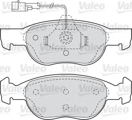 set placute frana,frana disc FIAT BRAVO/BRAVA 1,2-1,6