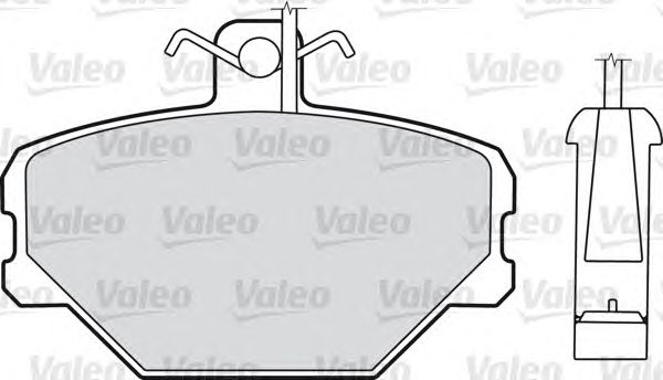 set placute frana,frana disc FIAT TIPO -93