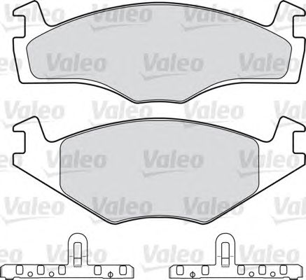 set placute frana,frana disc VW POLO 1.4I 03.96-09.99,GOLF