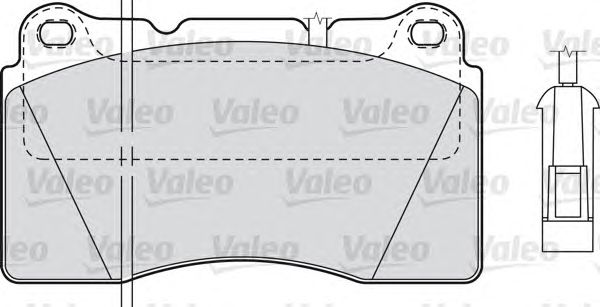 set placute frana,frana disc ALFA 166 98- 2.0-3.0 V6