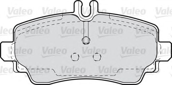 set placute frana,frana disc MERCEDES-BENZ VANEO 1.6-1.9 02-