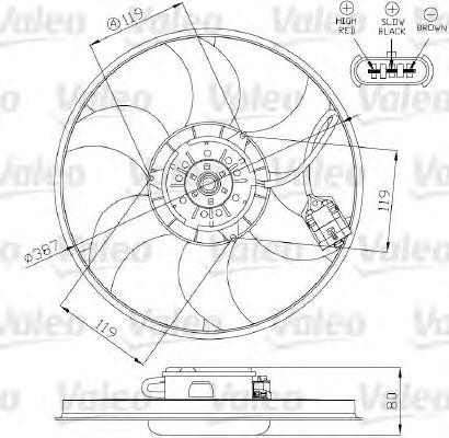 Ventilator, radiator