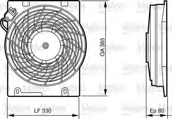 Ventilator, radiator